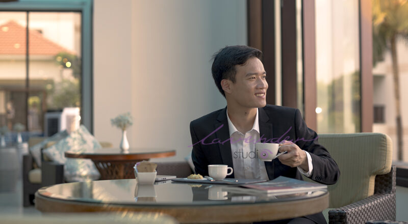 Dịch vụ chụp hình doanh nhân cho cầu thủ bóng đá Việt Nam Hoàng Đức