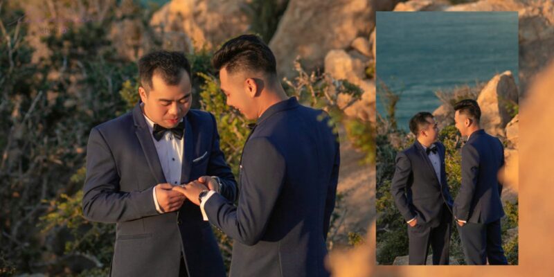 Chụp ảnh cưới ở biển Vĩnh Hy, Phan Rang