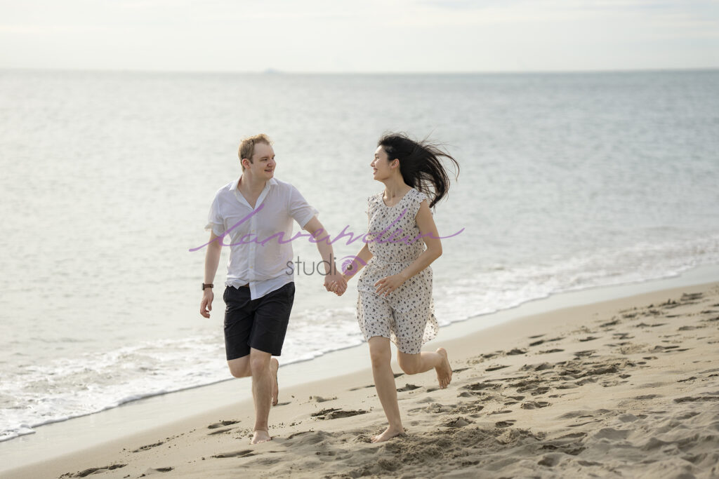 Chụp ảnh couple ở biển tại Lavender studio