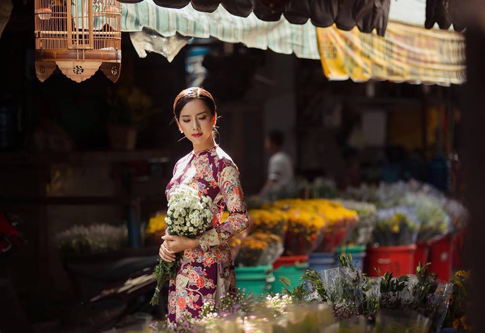 Dịch vụ chụp hình áo dài Tết ở Hà Nội