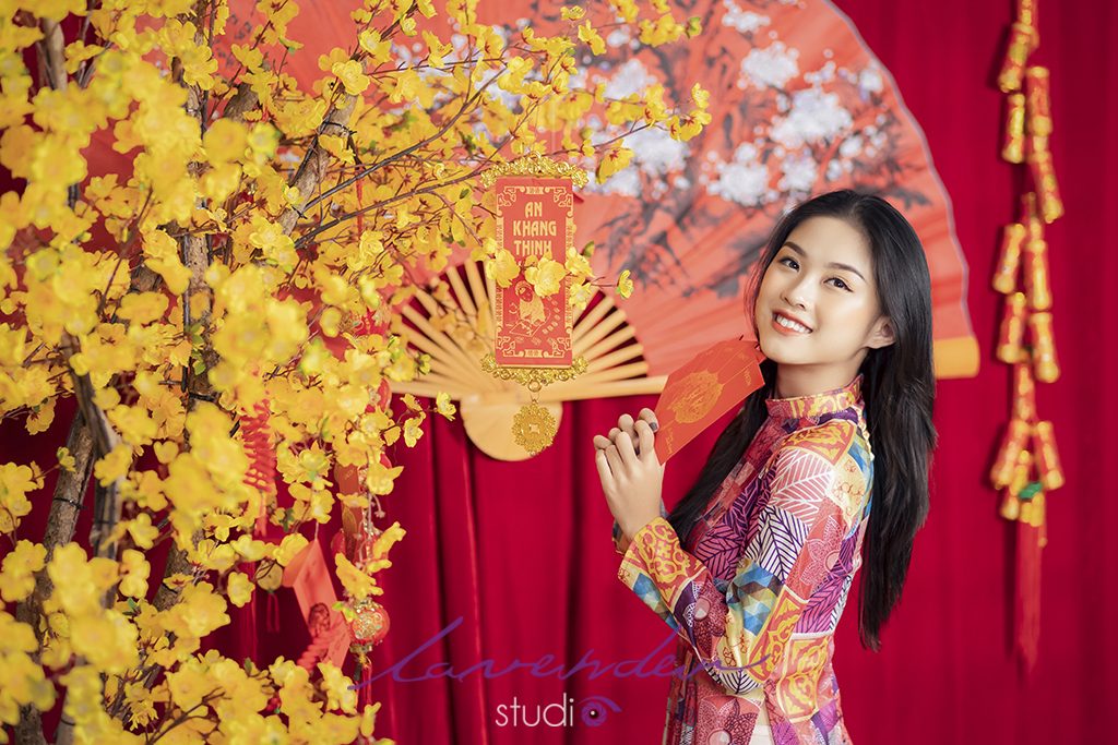 Chụp ảnh áo dài Tết đẹp cùng studio Lavender Hà Nội