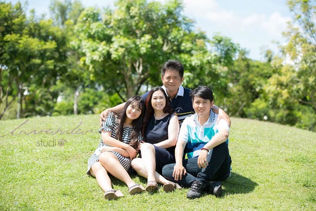 Chụp ảnh gia đình tại TPHCM