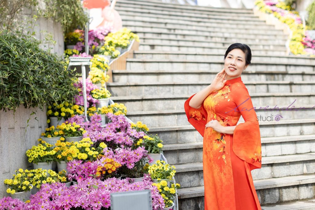 Chụp ảnh áo dài ngoại cảnh Tết 2026 ở Đà Nẵng