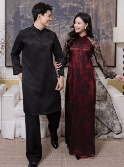 Chụp ảnh couple áo dài chân dung tone màu Hàn Quốc 2026